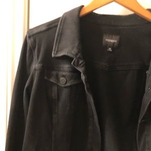 💋 Stitch Fix Stretch Denim Jacket Petite Black